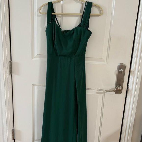 Windsor green maxi dress with slit - Picture 3 of 8